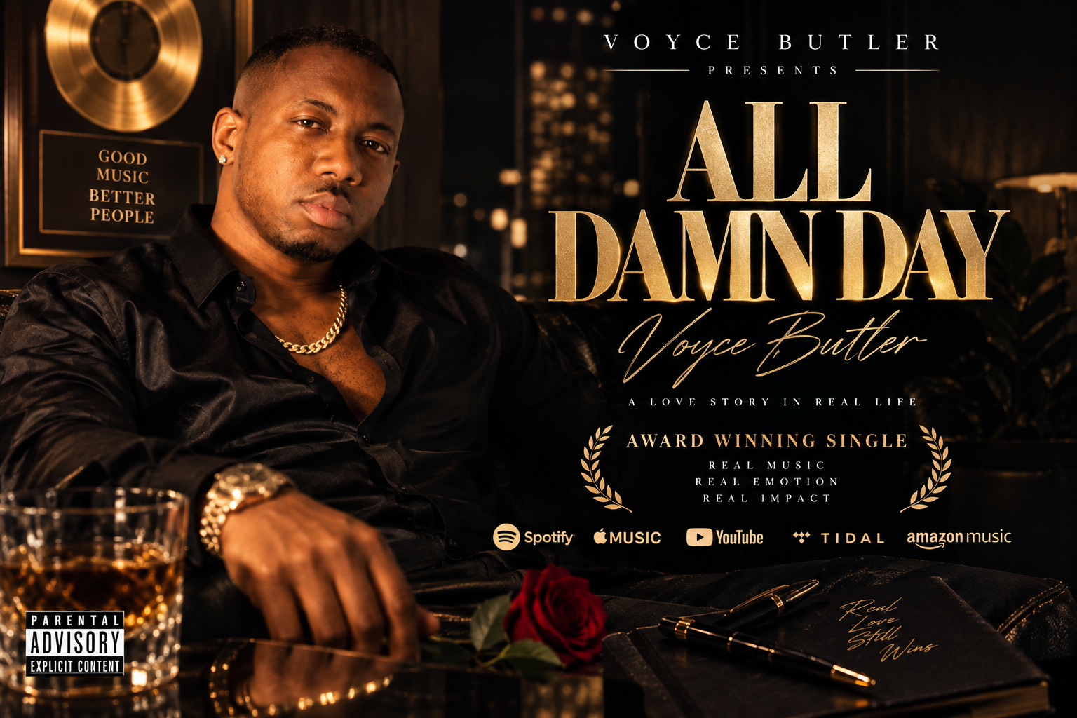 All Damn Day official campaign banner